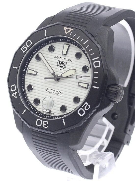 TAG HEUER Aquaracer Nightdiver WBP201D Date Automatic Men\'s Watch_962012